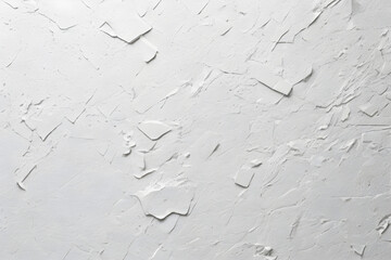 Poster - White textured plaster wall creating an abstract background