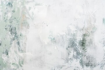 Poster - White background with a greenish grey wall