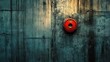 © milenialdesastudio - Red fire alarm on grunge concrete wall.