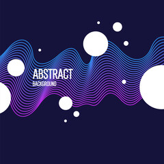 Poster - Abstract composition with dynamic and geometric shapes. Modern template for advertising, vector background for design.