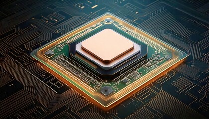Poster -  top view New Quantum Chip 
