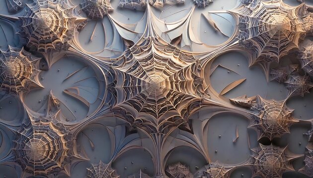  top view snow Fractals Dazzling Geometric Shapes 