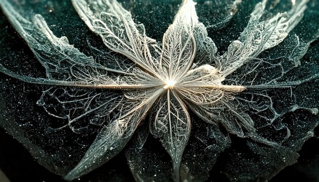  top view snow Fractals Dazzling Geometric Shapes 