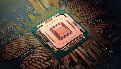 Poster -  top view New Quantum Chip 