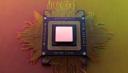 Poster -  top view New Quantum Chip 