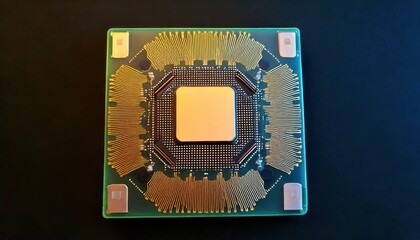 Poster -  top view New Quantum Chip 