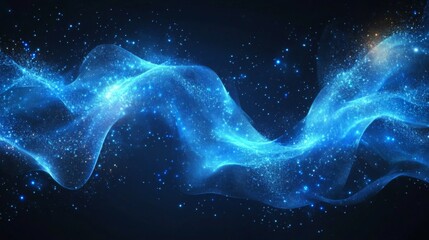 Wall Mural - Abstract Cosmic Energy Wave