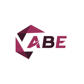 ABE creative minimalist letter logo. ABE unique vector initials alphabet letter logo design