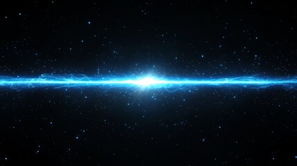 Wall Mural - Bright Cosmic Energy Line