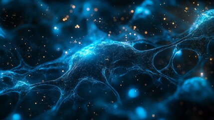 Wall Mural - Abstract Cosmic Network