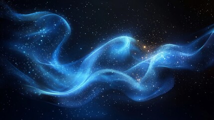 Wall Mural - Ethereal Cosmic Waves