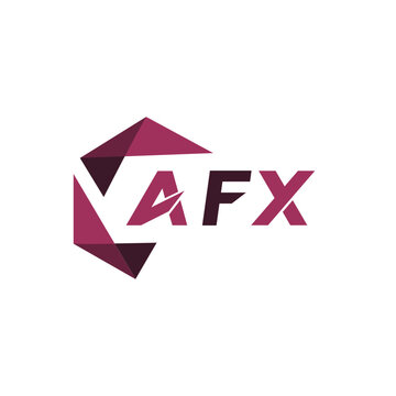 AFX creative minimalist letter logo. AFX unique vector initials alphabet letter logo design