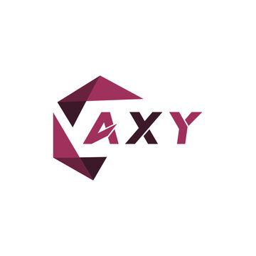 AXY creative minimalist letter logo. AXY unique vector initials alphabet letter logo design