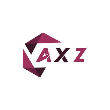 AXZ creative minimalist letter logo. AXZ unique vector initials alphabet letter logo design