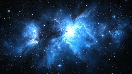 Wall Mural - an immense and profound expanse, featuring far-off planets, stars, and galaxies set against a dark c