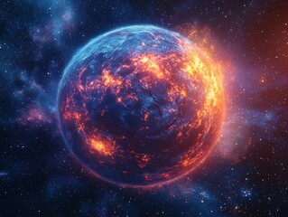 Wall Mural - the light of galaxies and the cosmos. the heavens above, adorned with galaxies in the vastness of sp