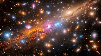 Wall Mural - a far-reaching space telescope that observes remote galaxies and celestial events.