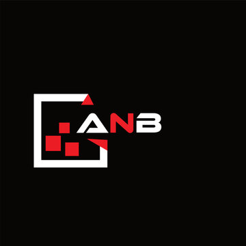  ANA creative minimalist letter logo.  ANA unique vector initials alphabet letter logo design