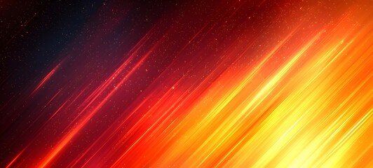 Poster - A vibrant abstract background featuring dynamic diagonal streaks of red, orange, and yellow, creating a feeling of warmth and energy, perfect for creative projects.