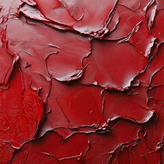 Poster - Textured Red Paint Background for Artistic Creations