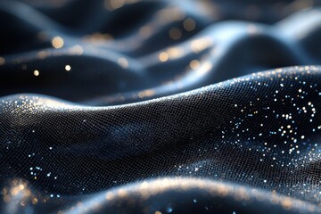 Poster - Elegant mesh background with subtle shadows and shimmering highlights in a calm setting