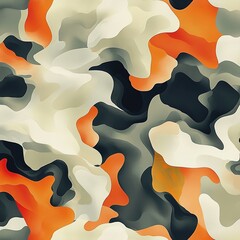 Poster - Dynamic abstract camouflage pattern art digital creation colorful design modern aesthetic creative viewpoint visual concept