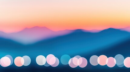 Wall Mural - A vibrant sunset casts warm hues over a verdant valley, creating a stunning visual thats simply breathtaking.