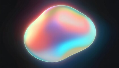 Fototapete - 3d chrome holographic fluid shapes and stars. Abstract liquid mercury metallic icon. 3d rendering aluminum gradient shape design . Brutalist futuristic style, melted substance on black background