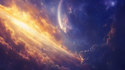Wall Mural - deep space imagery.