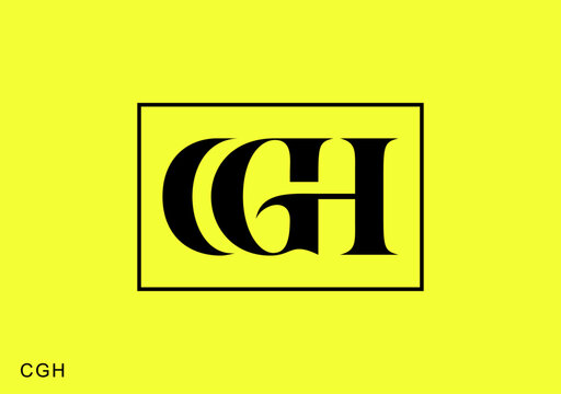mongram luxury logo letter C G H