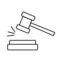 Poster - Case closed icon.vector flat black linear illustration for web and app..eps