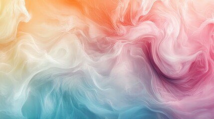 Poster - Abstract colorful swirls digital art modern design dynamic background artistic expression