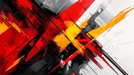 Poster - Dynamic abstract art explosion digital canvas visual impact colorful environment creative perspective modern aesthetics