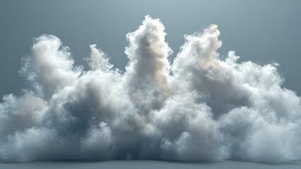 Poster - Cloud formation creating a soft and ethereal atmosphere indoors