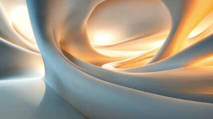 Poster - Conceptual abstract expo blur with sleek light effects and smooth gradients.
