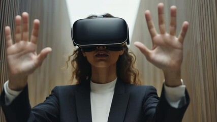 Poster - Immersive AR/VR real estate experiences offering virtual walkthroughs and dynamic visualizations.