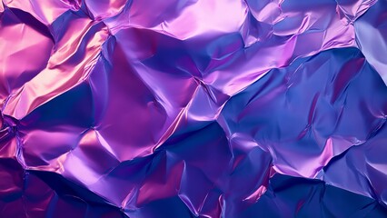 Wall Mural - colorful crinkled foil backdrop enhances artistic visual design