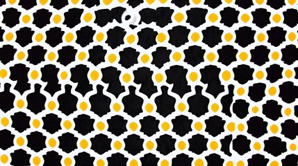 Poster - Colorful geometric pattern design art studio digital artwork creative space close-up abstract concept