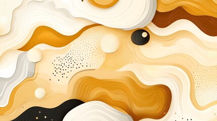 Poster - Abstract art composition digital artwork modern design creative space aesthetic perspective