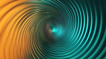 Wall Mural - a digital design featuring concentric circles with a gradient effect, symbolizing unity and connecti