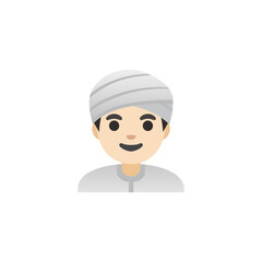 Sticker - Person with Turban  
