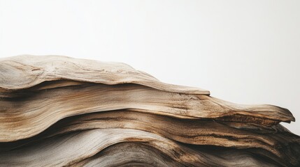 Poster - Natural Wooden Textures with Organic Lines and Patterns Showcasing the Intricate Beauty of Raw Wood in a Minimalistic Presentation