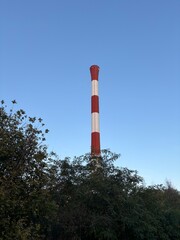 chimney of plant