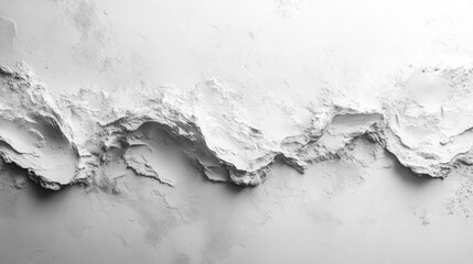 Aufkleber - Abstract texture resembling a rough, white surface with organic shapes and contours.