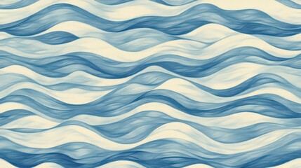  Abstract Blue Wave Pattern Background Design