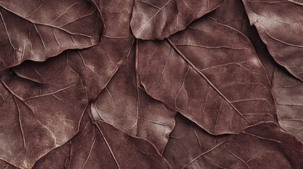 fallen brown leaves with natural texture as natural background.