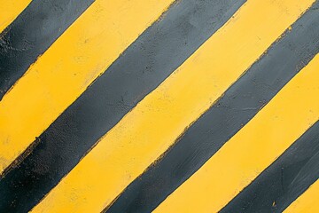 Aufkleber - Bold yellow and black striped texture perfect for backgrounds or design projects in industrial settings