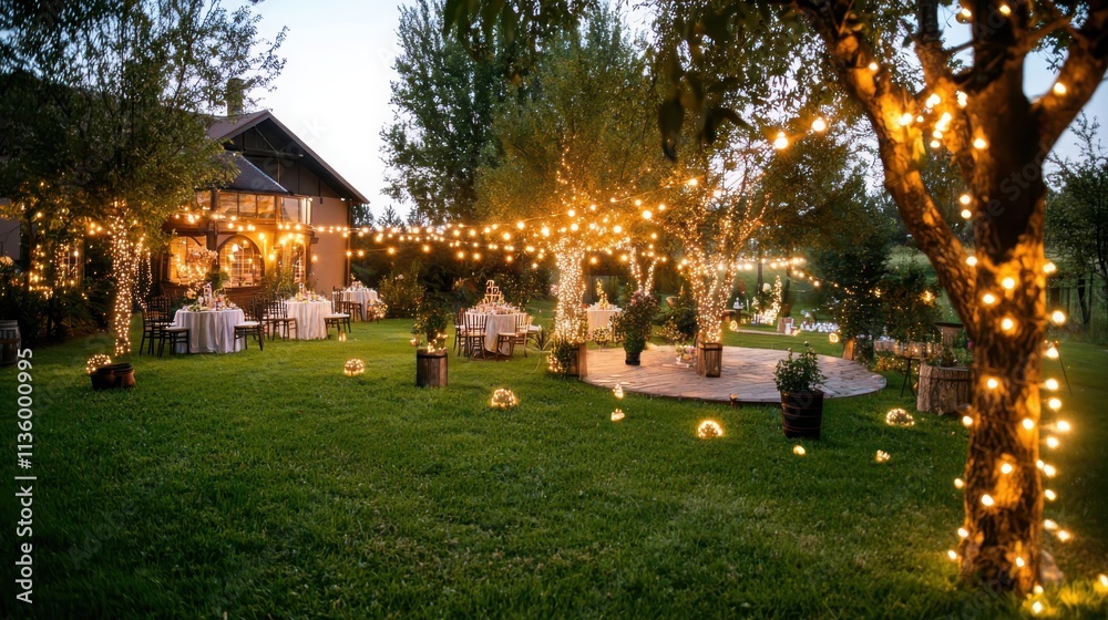 Enchanting outdoor fairy tale birthday party for children with ...