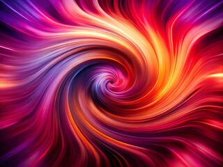 Poster - A Stunning Long Exposure Abstract Image of Swirling Red and Purple Hues Creating a Vivid and Dreamlike Atmosphere in a Digital Art Style