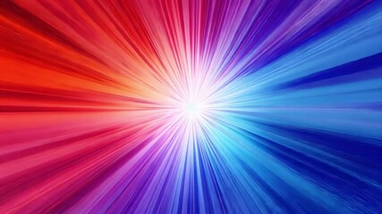 Fototapete - Radiant Burst of Color 